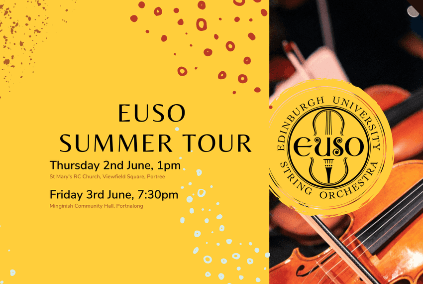 Concert Poster for the EUSO Tour 2022